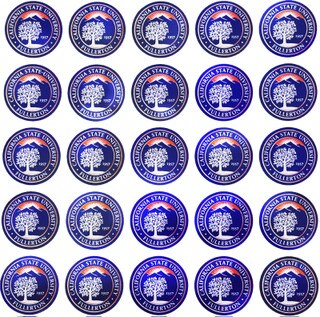 University Seal Stickers - 25 Count